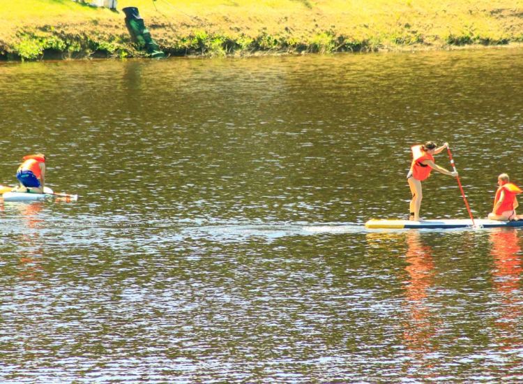 Kayak sur le lac de Saint-Mathieu