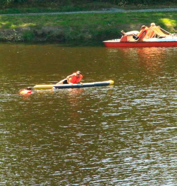 Activités sur le lac de Saint-Mathieu