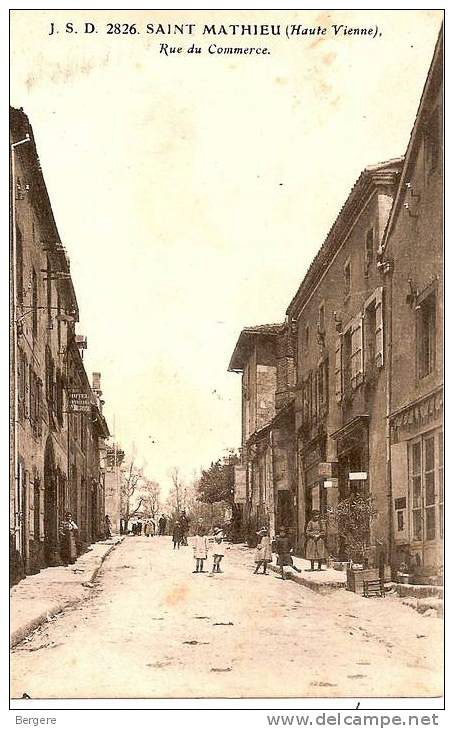 Archive rues de Saint-Mathieu